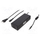 Power supply: switching 24VDC 3.75A Out: 5,5/2,5 90W 90÷264VAC