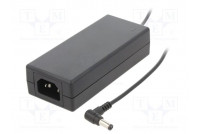 Power supply: switching 24VDC 3A Out: 5,5/2,1 70W 90÷264VAC