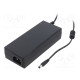 Power supply: switching 24VDC 5A Out: 5,5/2,1 120W 90÷264VAC