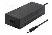 Power supply: switching 24VDC 5A Out: 5,5/2,5 120W 220÷240VAC