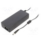 Power supply: switching 24VDC 5A Out: 5,5/2,5 120W 90÷264VAC