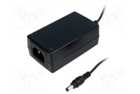 Power supply: switching 48VDC 0.375A Out: 5,5/2,1 18W -30÷70°C