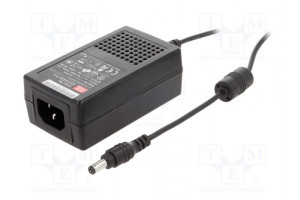 Power supply: switching 48VDC 0.52A Out: 5,5/2,1 25W 85÷264VAC