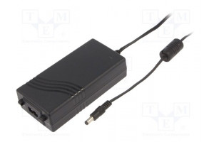 Power supply: switching 48VDC 1.35A Out: 5,5/2,5 65W 80÷264VAC