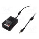 Power supply: switching 5VDC 4A Out: 5,5/2,1 20W 85÷264VAC