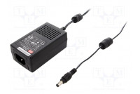 Power supply: switching 9VDC 2.55A Out: 5,5/2,1 23W 85÷264VAC