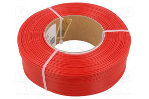 Filament: PLA 1.75mm red 185÷225°C 1kg Table temp: 40÷60°C