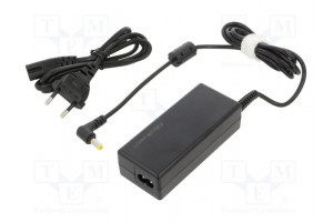 Power supply: switching 19VDC 2.1A Out: 5,5/1,7 40W 220÷240VAC