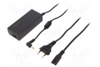 Power supply: switching 20VDC 2A Out: 5,5/2,5 40W 220÷240VAC