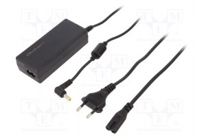 Power supply: switching 20VDC 2A Out: 5,5/2,5 40W 220÷240VAC