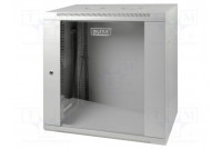 Enclosure: rack cabinet Standard: 19" 12U grey Y: 450mm X: 600mm