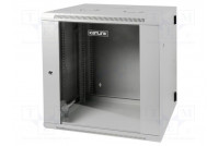 Enclosure: rack cabinet Standard: 19" 12U grey Y: 600mm X: 600mm