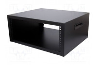 Enclosure: rack cabinet Standard: 19" 4U Enclos.mat: steel