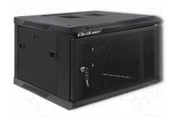 Enclosure: rack cabinet Standard: 19" 6U black Y: 600mm X: 600mm