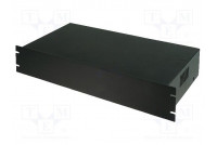 Enclosure: rack mounting Standard: 19" 2U black rack Y: 250mm