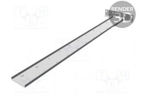 Mounting holder L: 422mm H: 133mm