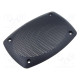 Loudspeaker grille 114x166x17mm