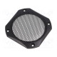 Loudspeaker grille 82x82x6mm polycarbonate