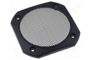 Loudspeaker grille 86x86x8.5mm polycarbonate