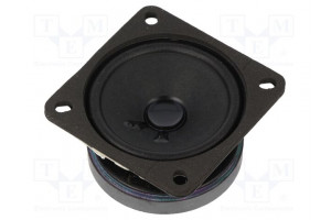 Loudspeaker general purpose 8W 8Ω 66.5x66.5x37mm 120÷20000Hz