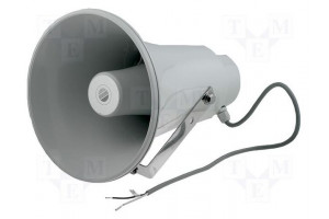 Loudspeaker horn 15W 20Ω 500÷5500Hz Sound level: 110dB IP66