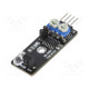 Sensor: distance reflective 3.3÷5VDC TTL Board dim: 45x11mm