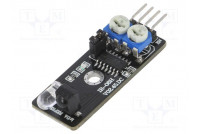 Sensor: distance reflective 3.3÷5VDC TTL Board dim: 45x11mm