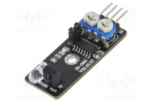 Sensor: distance reflective 3.3÷5VDC TTL Board dim: 45x11mm