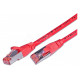 CAT6 PATCH CABLE SHIELDED S/FTP 10m red