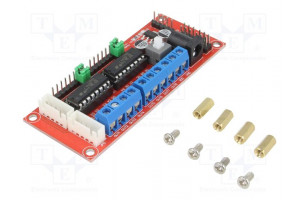 DC-moottorin ohjain L293D analoginen,PWM Umot.-tulo: 5÷16V