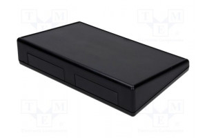 Enclosure: desktop 1599 X: 140mm Y: 220mm Z: 46.5mm ABS black