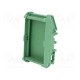 Enclosure: enclosure base Y: 100mm X: 30mm Z: 37.3mm green