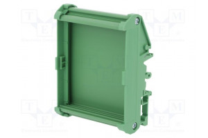 Enclosure: enclosure base Y: 100mm X: 60mm Z: 37.3mm green