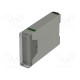 Enclosure: for DIN rail mounting Y: 109mm X: 22.5mm Z: 75mm ABS