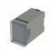 Enclosure: for DIN rail mounting Y: 109mm X: 55mm Z: 75mm ABS