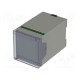 Enclosure: for DIN rail mounting Y: 109mm X: 70mm Z: 75mm ABS