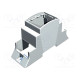 Enclosure: for DIN rail mounting Y: 110mm X: 36.3mm Z: 62mm grey