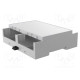 Enclosure: for DIN rail mounting Y: 90mm X: 106.2mm Z: 32mm grey