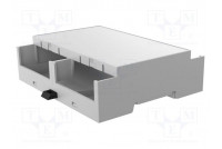 Enclosure: for DIN rail mounting Y: 90mm X: 106.2mm Z: 32mm grey