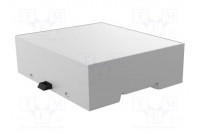 Enclosure: for DIN rail mounting Y: 90mm X: 106.2mm Z: 32mm grey