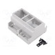 Enclosure: for DIN rail mounting Y: 90mm X: 106mm Z: 73mm PPO