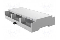 Enclosure: for DIN rail mounting Y: 90mm X: 158mm Z: 32mm grey