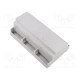 Enclosure: for DIN rail mounting Y: 90mm X: 160mm Z: 58mm PPO