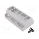 Enclosure: for DIN rail mounting Y: 90mm X: 160mm Z: 58mm PPO