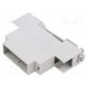 Enclosure: for DIN rail mounting Y: 90mm X: 18mm Z: 58mm PPO