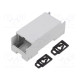 Enclosure: for DIN rail mounting Y: 90mm X: 36mm Z: 33.5mm ABS