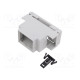 Enclosure: for DIN rail mounting Y: 90mm X: 36mm Z: 58mm PPO