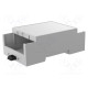 Enclosure: for DIN rail mounting Y: 90mm X: 53.3mm Z: 32mm grey