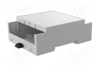 Enclosure: for DIN rail mounting Y: 90mm X: 71.1mm Z: 32mm grey