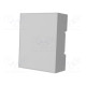 Enclosure: for DIN rail mounting Y: 90mm X: 71.1mm Z: 32mm grey